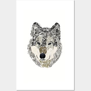 Wolf Posters and Art